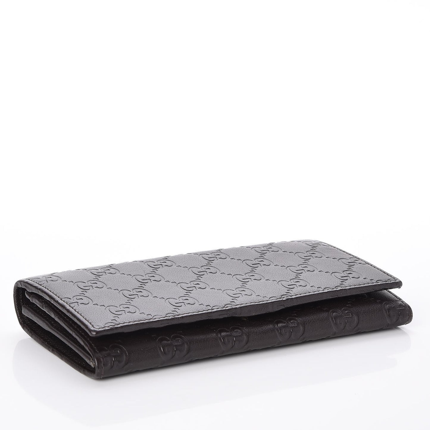 Guccissima Continental Wallet Dark Brown