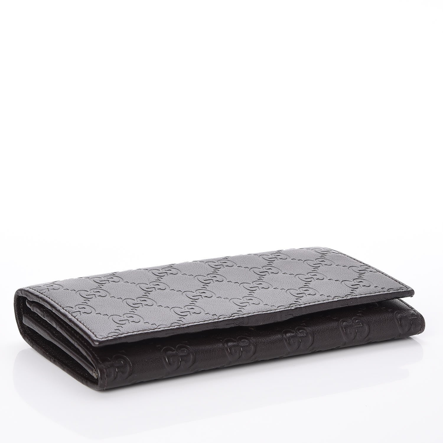 Gucci Guccissima Continental Wallet Dark Brown 4 of 9