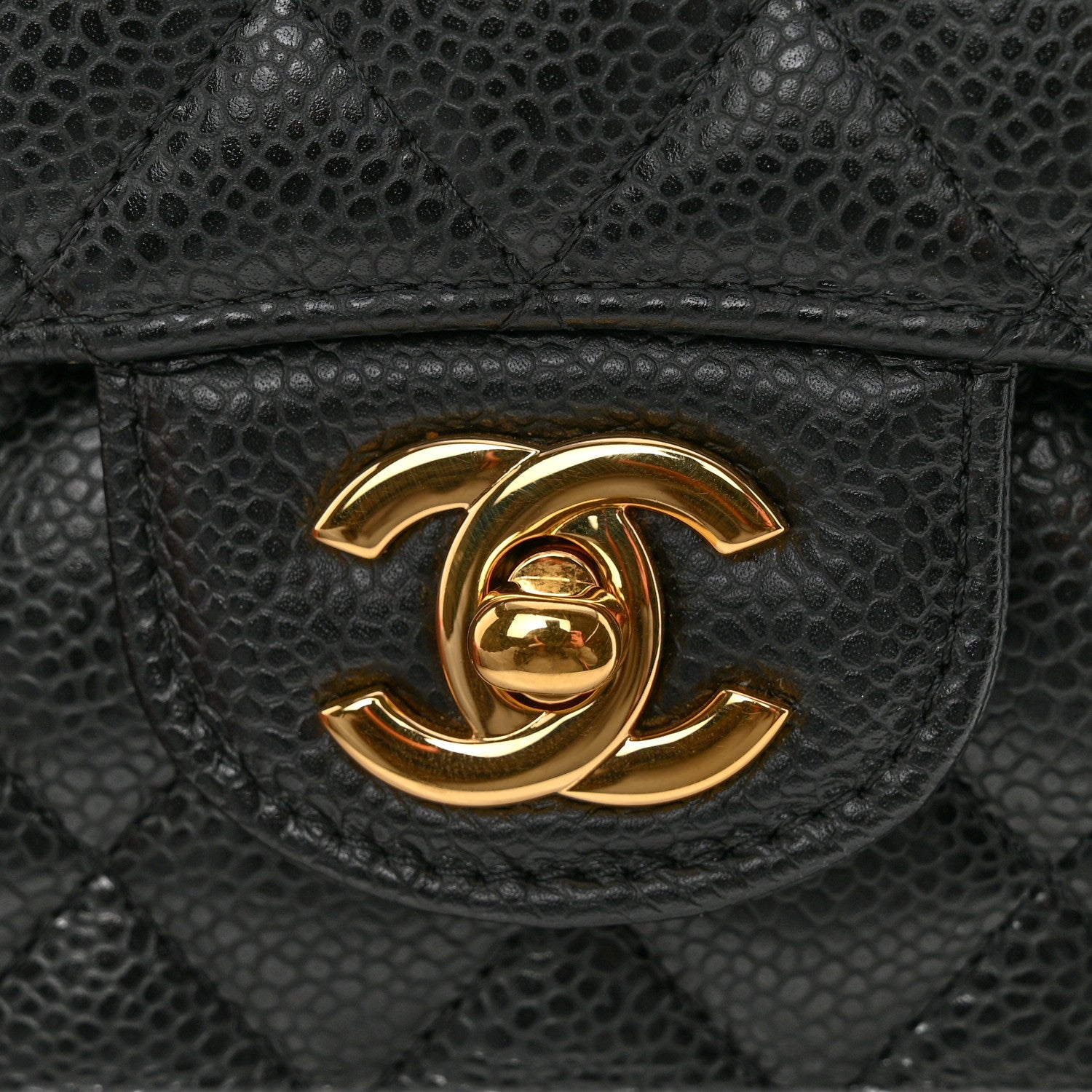 Chanel Caviar Quilted Small Double Flap Black 11 of 13