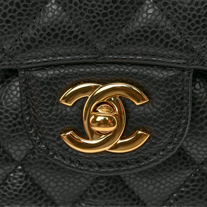 Chanel Caviar Quilted Small Double Flap Black 11 of 13