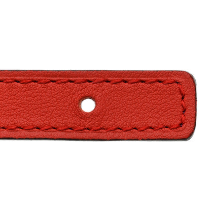 Hermes Swift Epsom 13mm Focus Belt 75 30 Capucine Anemone 7 of 9