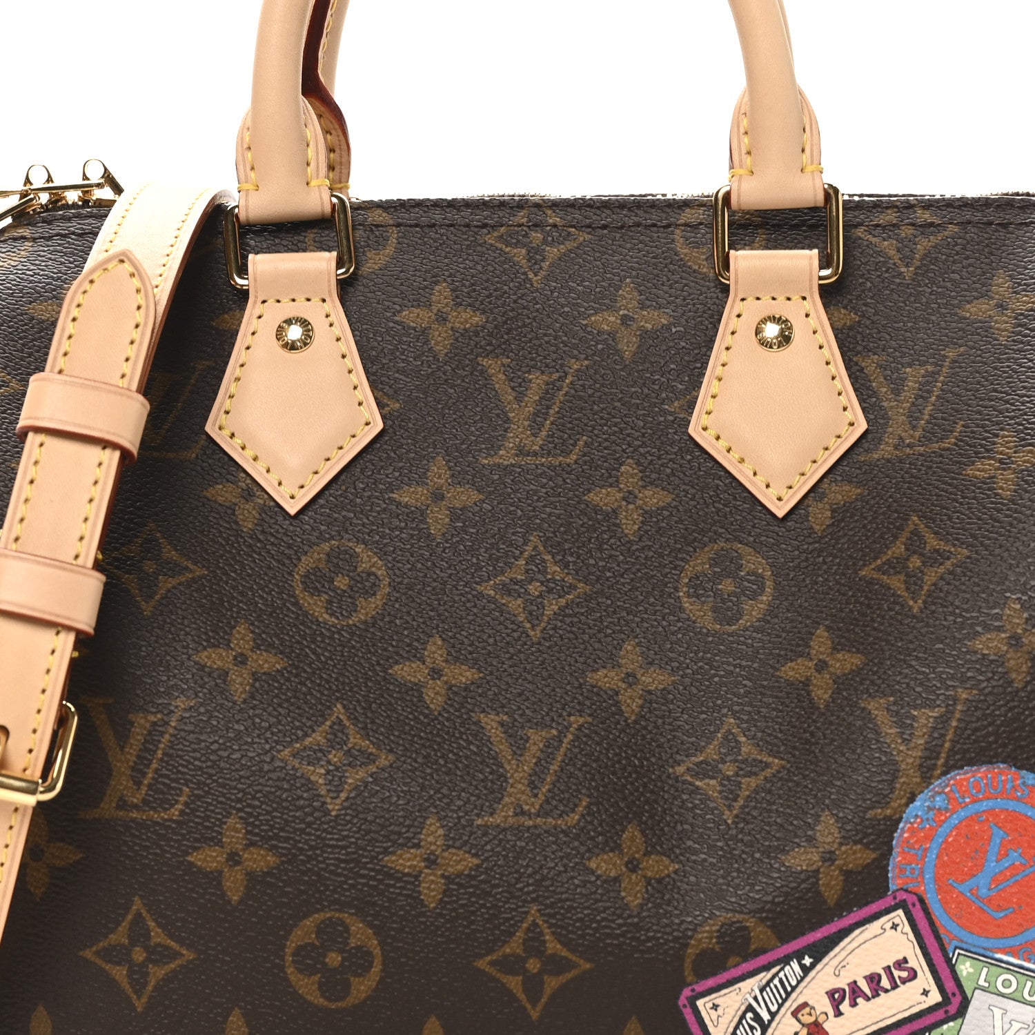 Louis Vuitton Monogram My World Tour Speedy Bandouliere 25 7 of 12