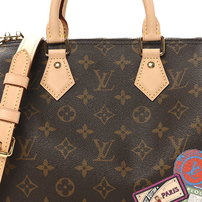 Louis Vuitton Monogram My World Tour Speedy Bandouliere 25 7 of 12