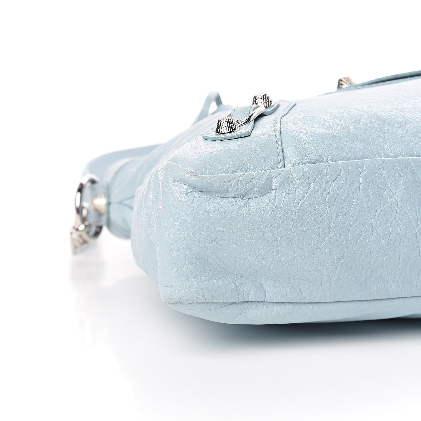 Agneau Giant 12 Silver Hardware Town Bleu Dragee