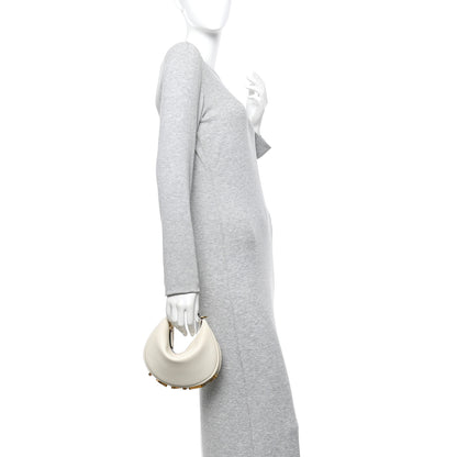 Fendi Vitello Grace Matte Mini Fendigraphy Hobo Bag White Ice 2 of 10