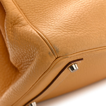 Hermes Taurillon Clemence HAC Birkin 32 Natural Sable 16 of 24
