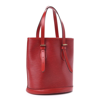 Louis Vuitton Epi Petit Bucket 23 Rouge 3 of 10