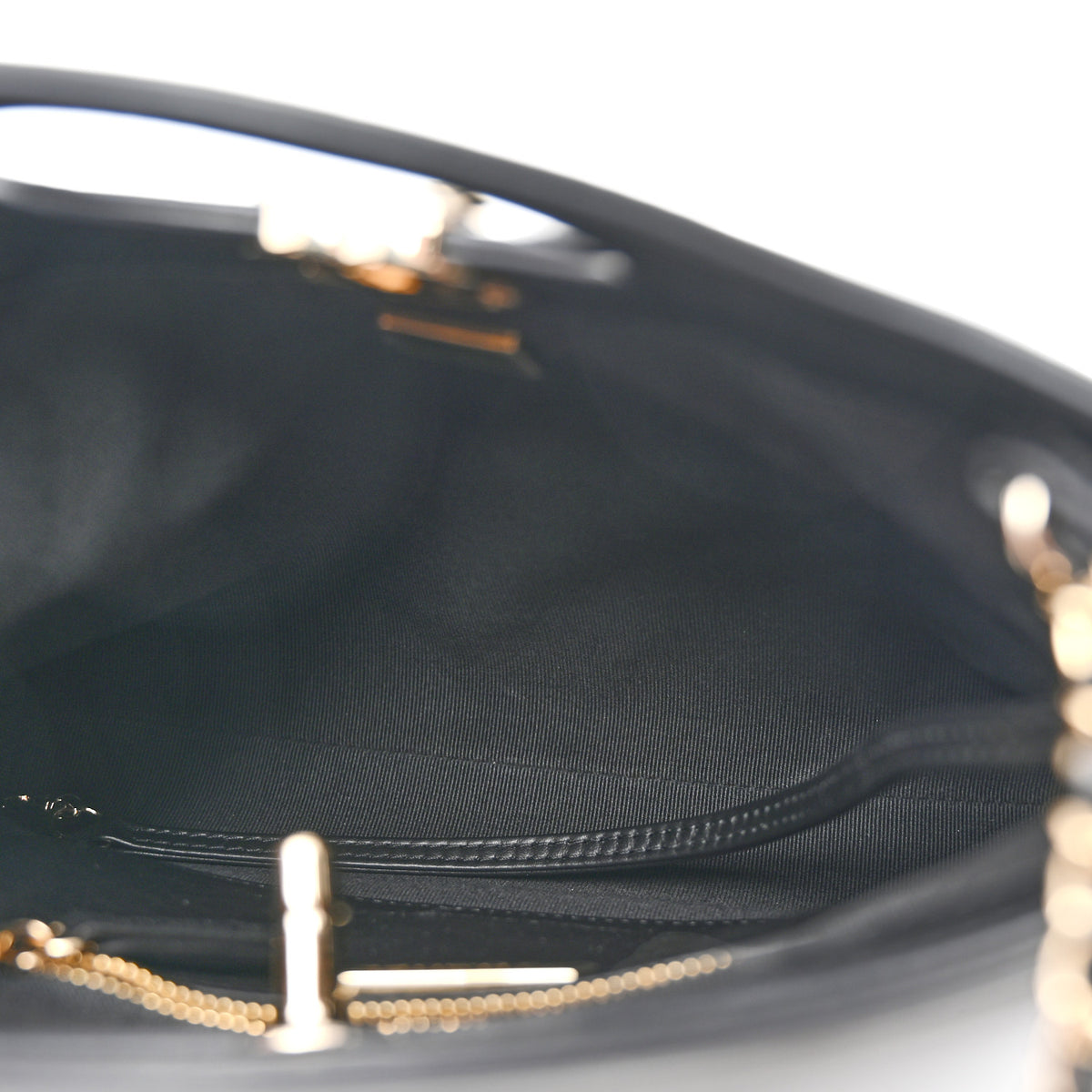 Chanel Aged Calfskin Quilted Mini 31 Shopping Bag Black 5 of 10