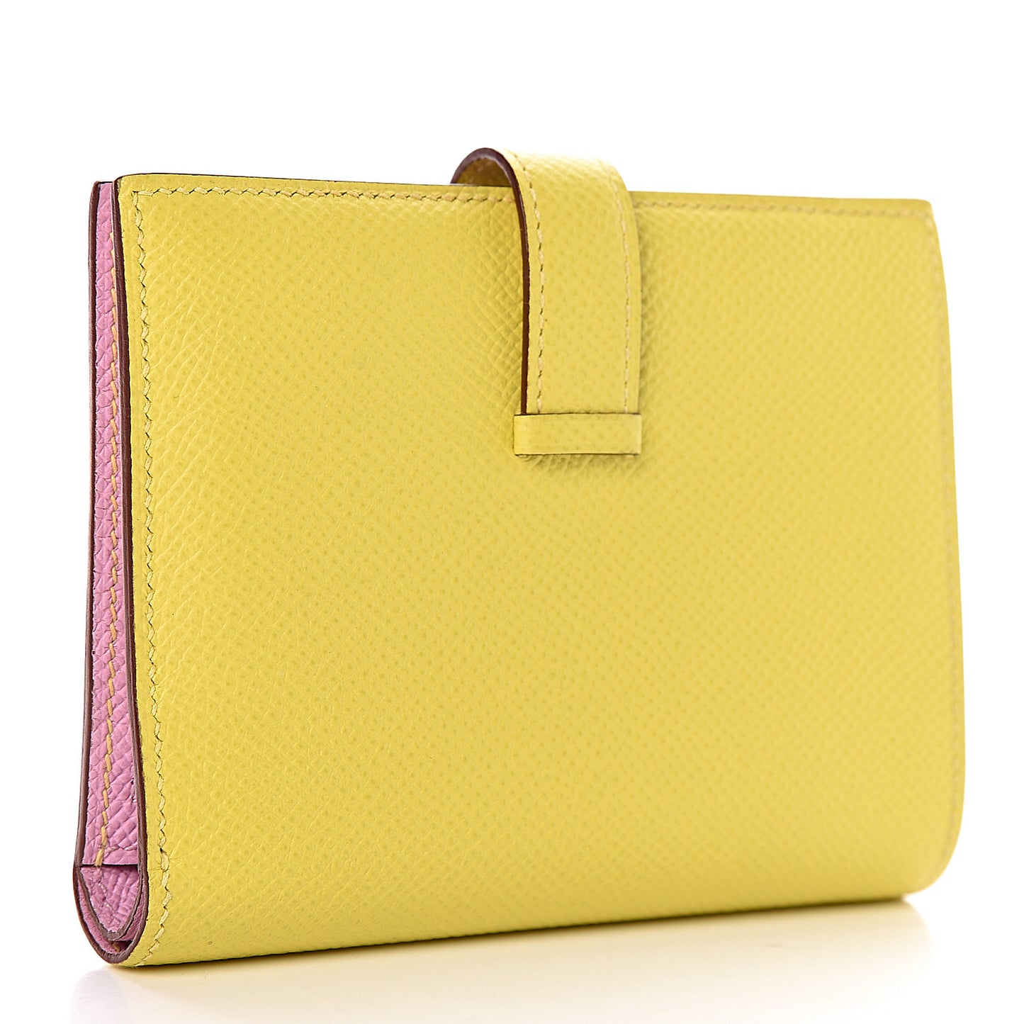 Epsom Verso Bearn Compact Wallet Lime Mauve Silvestre