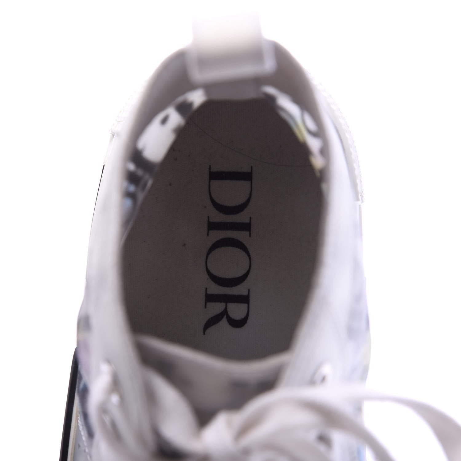 Christian Dior Canvas Oblique Womens B23 High Top Sneakers 40 White 7 of 9