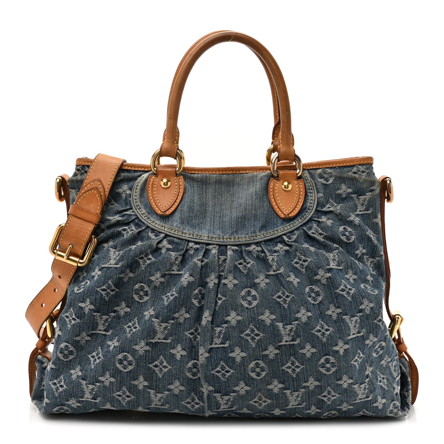 Louis Vuitton Denim Neo Cabby GM Blue 1 of 12