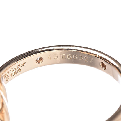 Cartier 18K Yellow Gold Diamond Constellation Trinity Ring 49 4.75 5 of 5