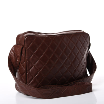 Chanel Lambskin Tassel Camera Case Brown 2 of 10