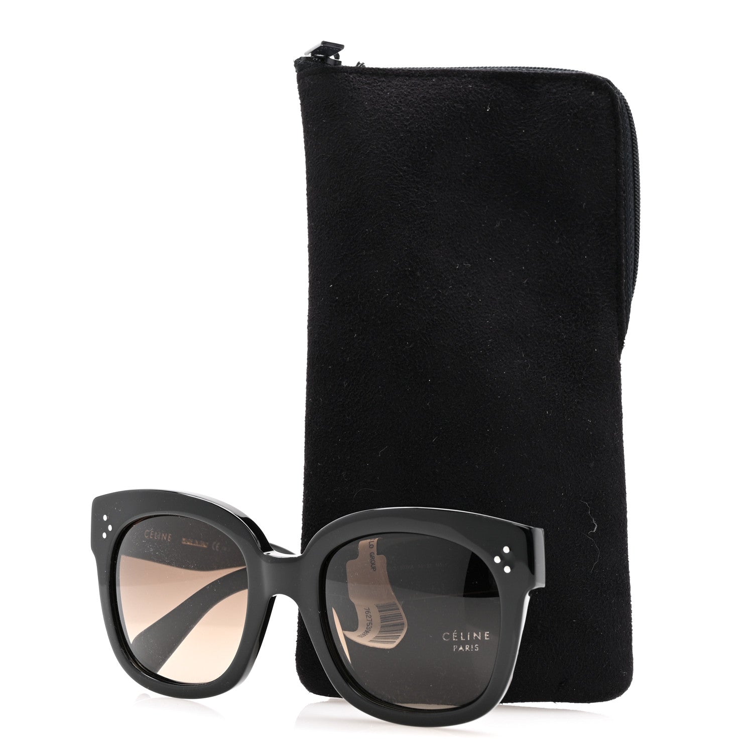 Celine New Audrey Sunglasses CL 41805/S Black 7 of 7