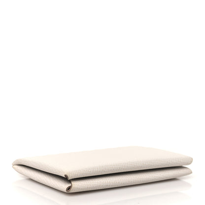 Hermes Epsom Calvi Card Case Mushroom 4 of 9