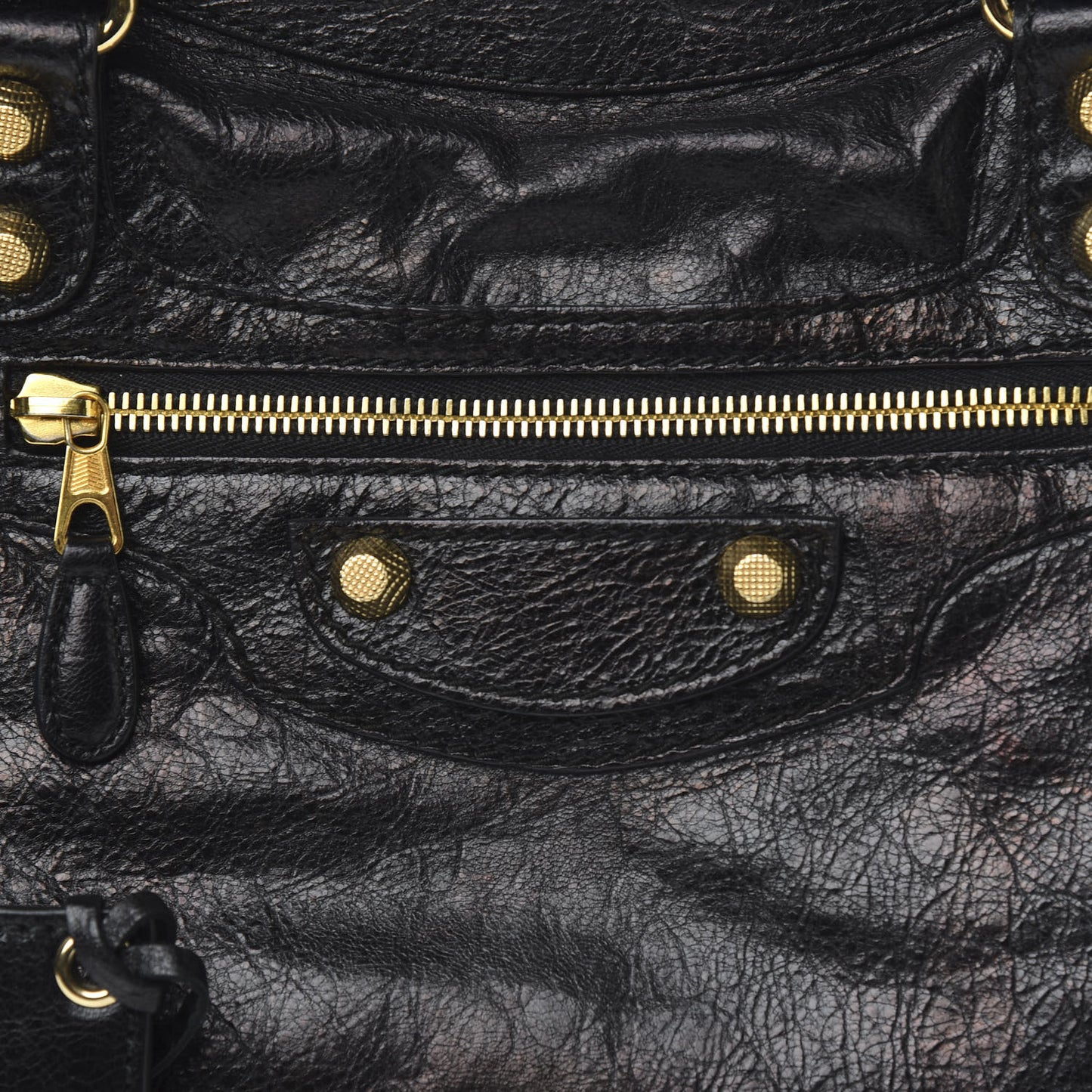 Agneau Giant 12 Gold Hardware City Black