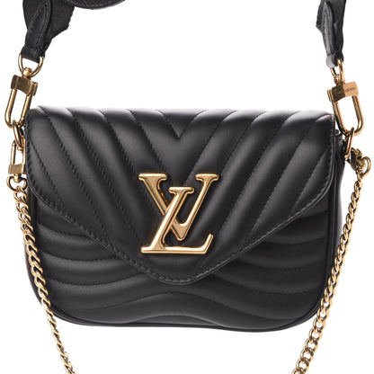 Louis Vuitton Calfskin New Wave Multi Pochette Black 11 of 12