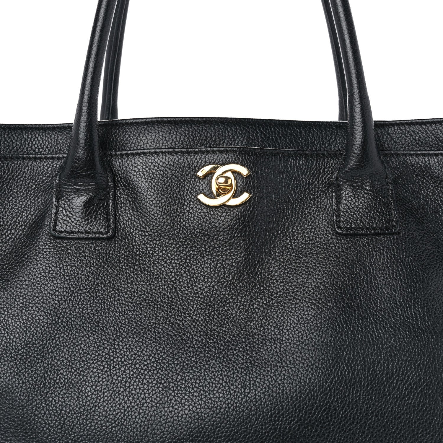 Chanel Caviar Cerf Executive Shopper Tote Black 8 of 13