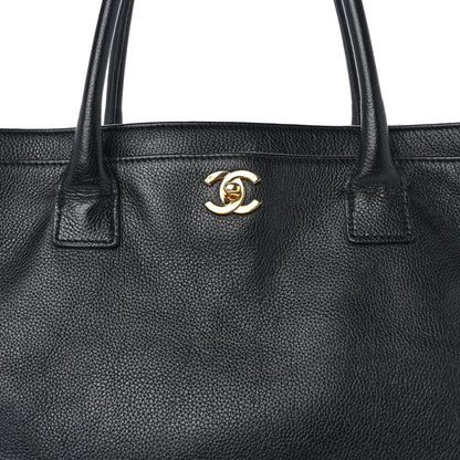 Chanel Caviar Cerf Executive Shopper Tote Black 8 of 13