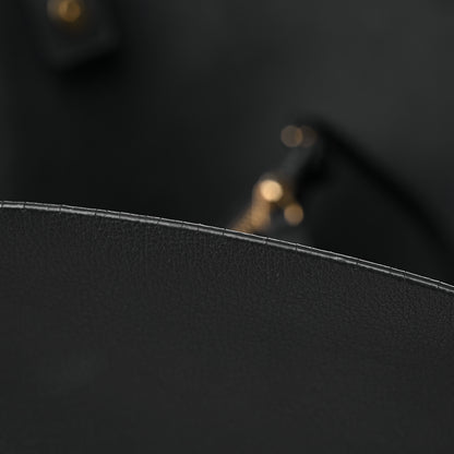 Saint Laurent Calfskin Large Shopping Tote Fog 14 of 15