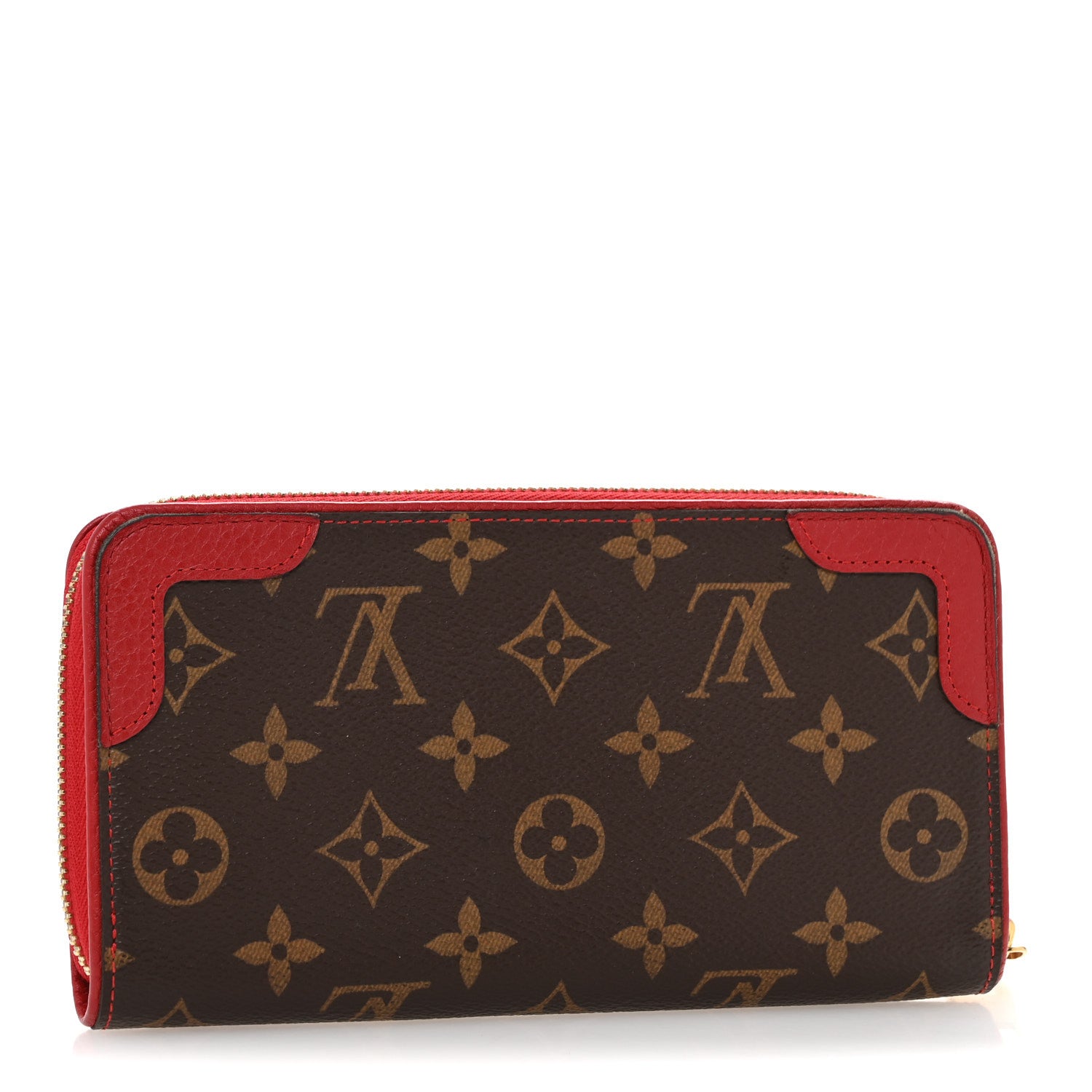 Louis Vuitton Monogram Retiro Zippy Wallet Cherry 3 of 10
