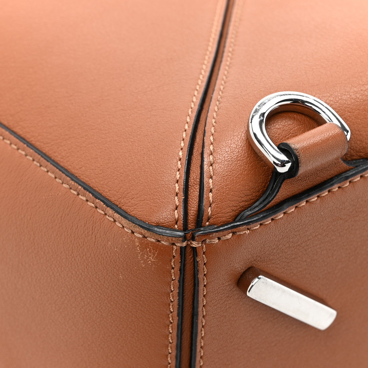Loewe Calfskin Medium Puzzle Bag Tan 15 of 16