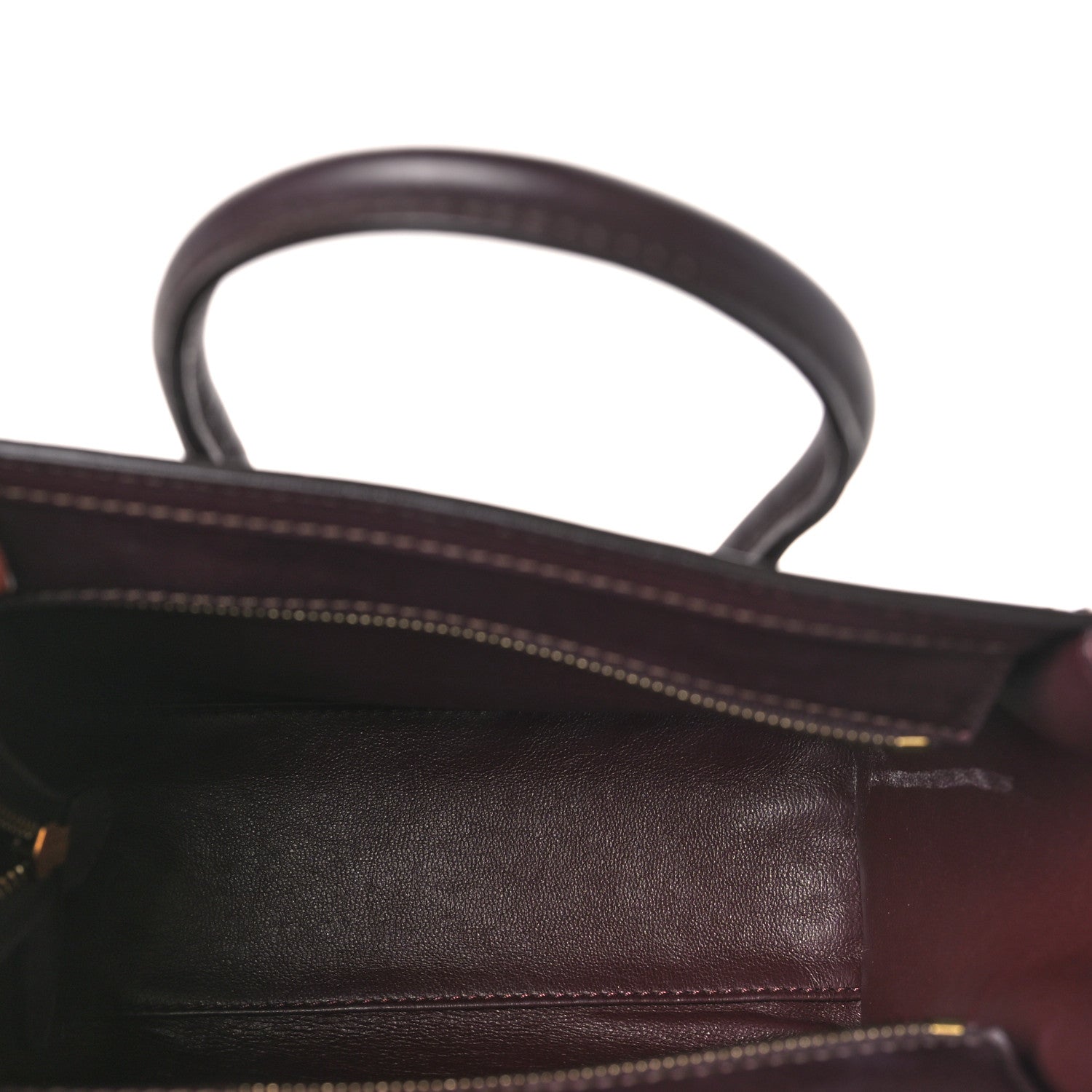Celine Snakeskin Calfskin Nano Tri-Color Luggage Red 5 of 9