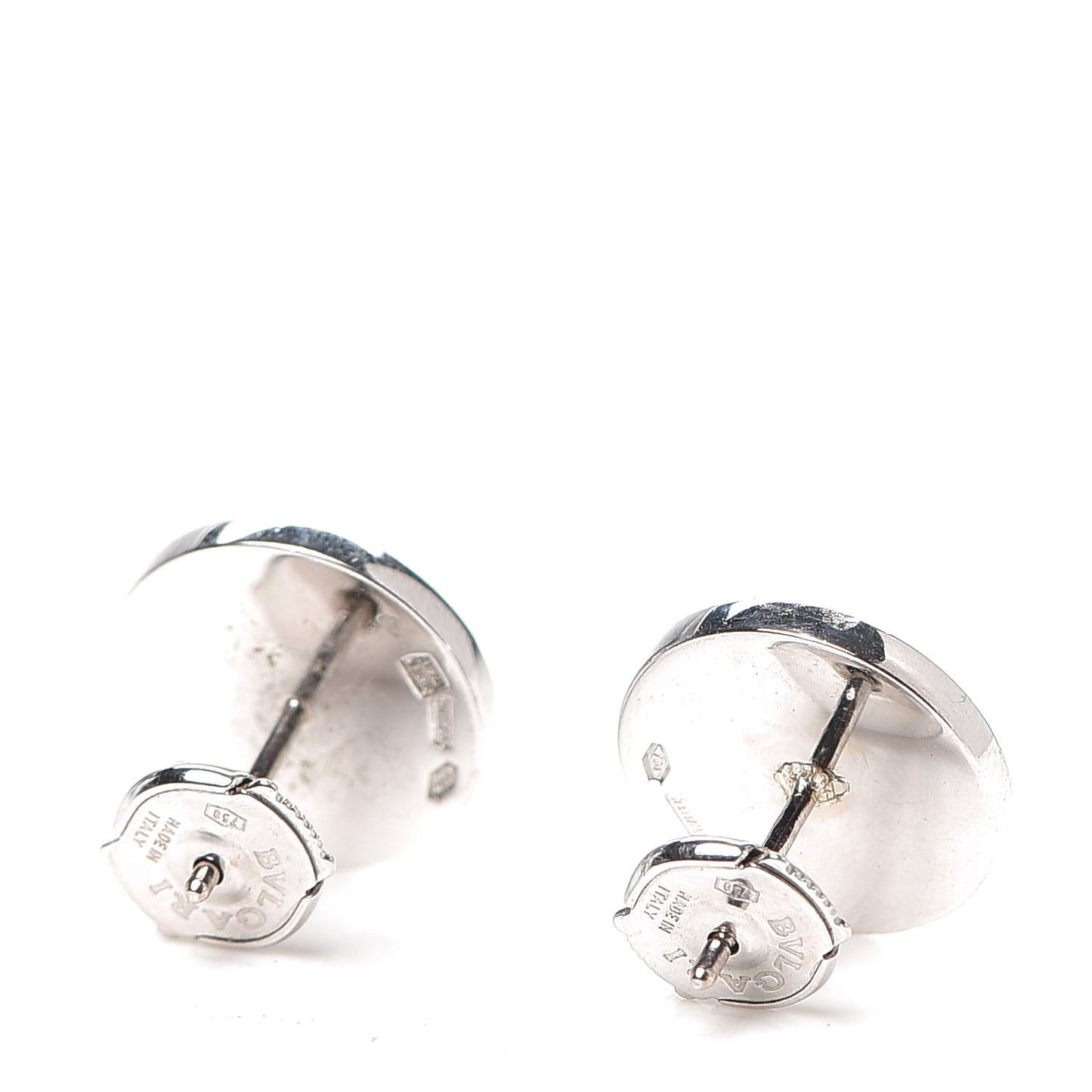 18K White Gold Black Onyx BVLGARI BVLGARI Stud Earrings