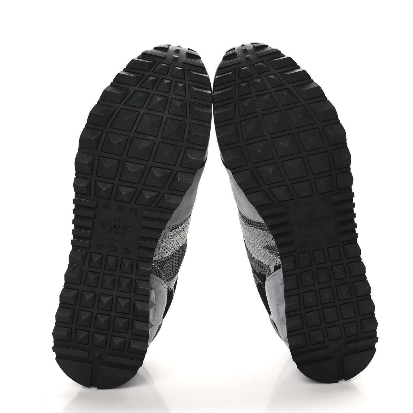 Mesh Suede Camouflage Mens Rockrunner Sneakers 10 Grey
