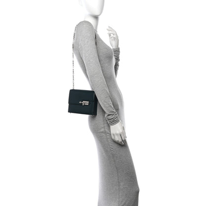 Hermes Chevre Chamkila Mini Verrou Chaine Bag Vert Bosphore 2 of 11