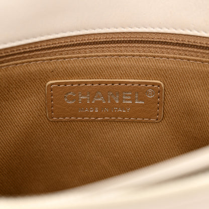 Chanel Aged Calfskin Quilted Express Zip Around Flap White 6 of 12