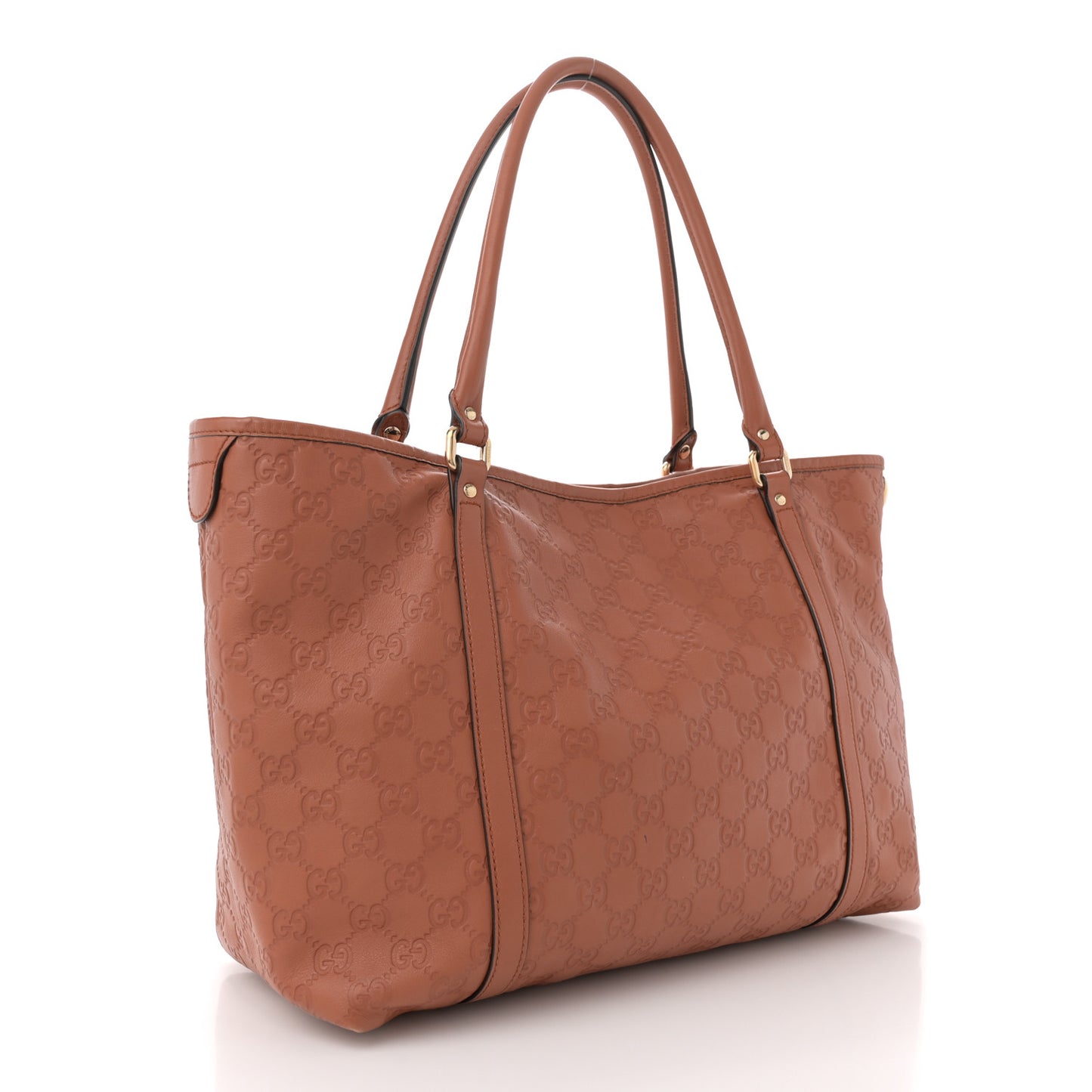 Guccissima Vitello Tender Medium Joy Tote Saffron