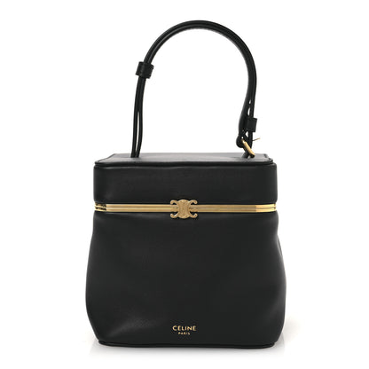 Celine Supple Calfskin Cube Frame Bag Black 1 of 12