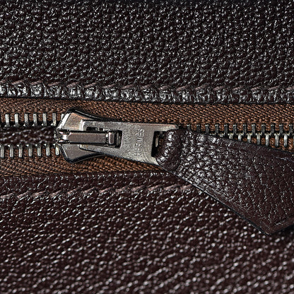 Hermes Shiny Porosus Crocodile Birkin 35 Cocoan 16 of 31