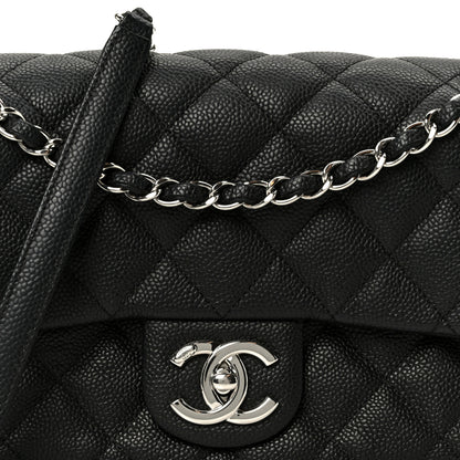 Chanel Caviar Quilted Medium Easy Flap Black 8 of 11