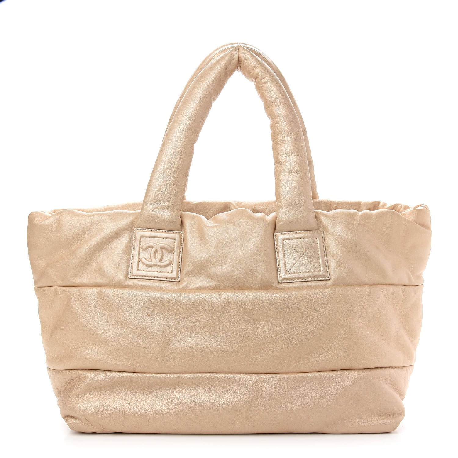 Chanel Metallic Lambskin Medium Coco Cocoon Reversible Tote Light Gold 1 of 11