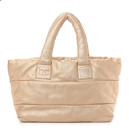 Chanel Metallic Lambskin Medium Coco Cocoon Reversible Tote Light Gold 1 of 11