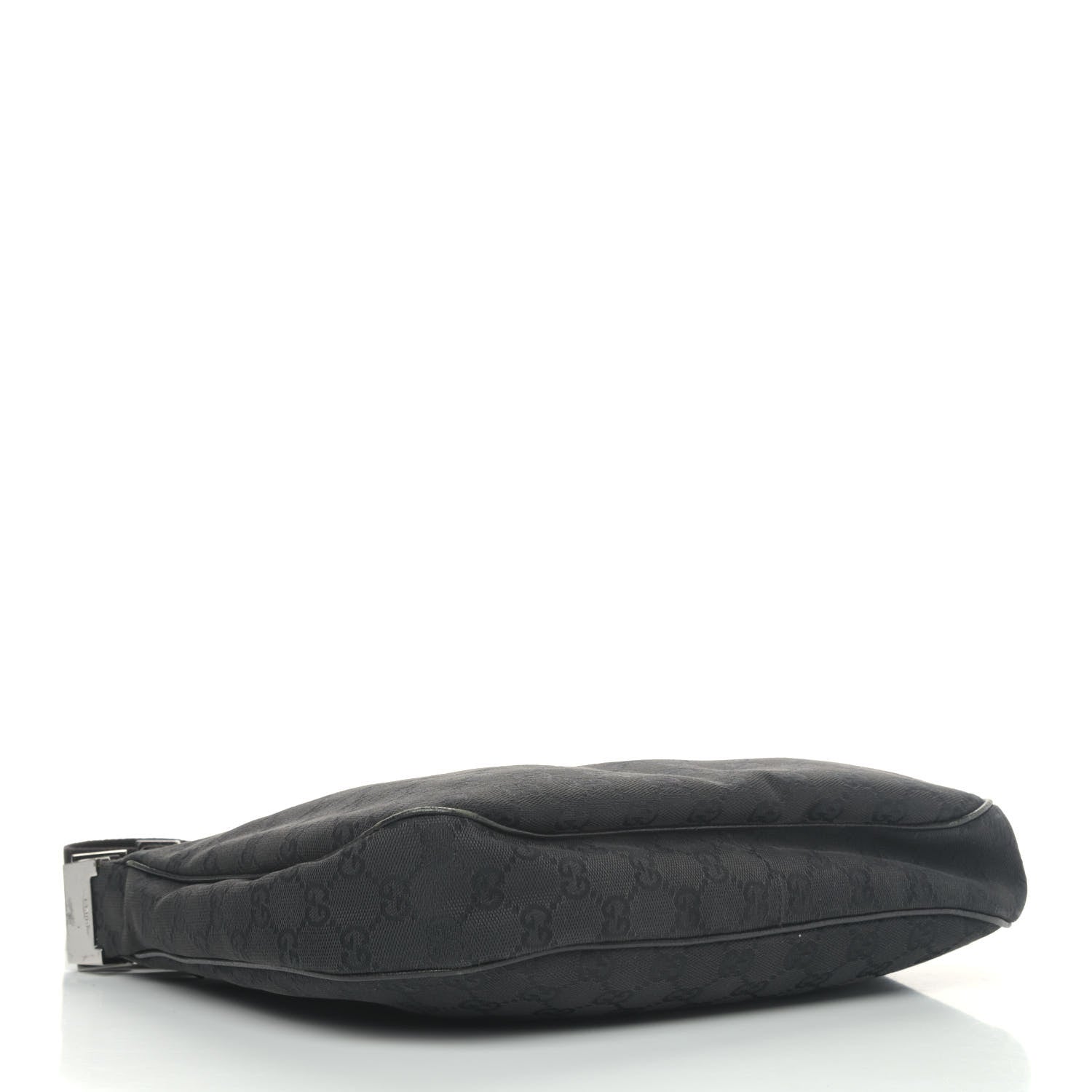 Gucci Monogram Medium Half Moon Hobo Black 3 of 6