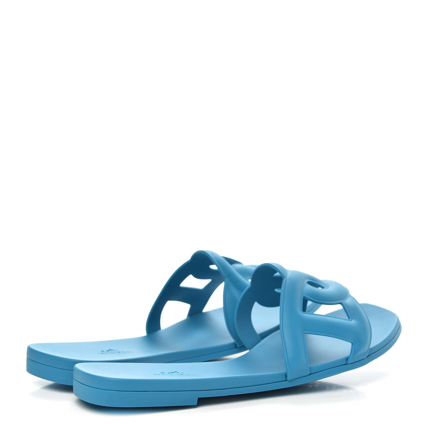 Rubber Aloha Sandals 38 Bleu Vif