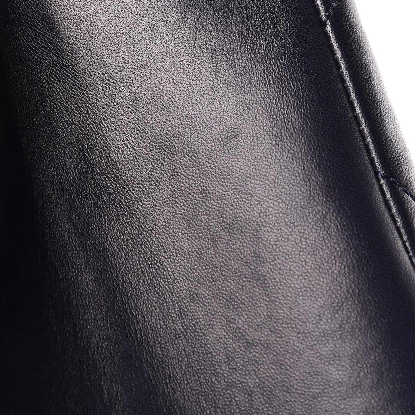 Lambskin Quilted Trendy CC Tote Navy