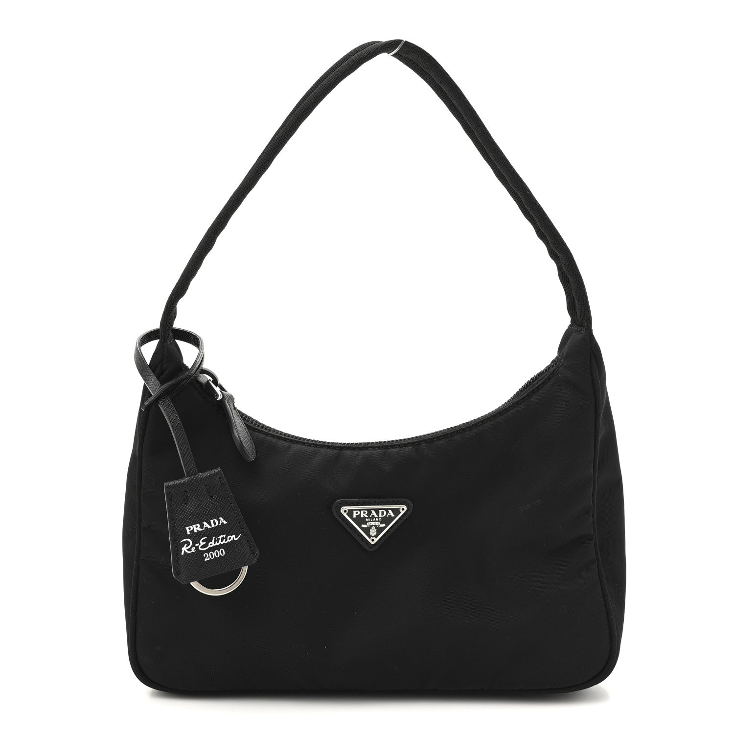 Prada Tessuto Nylon Mini Re-Edition 2000 Bag Black 1 of 10