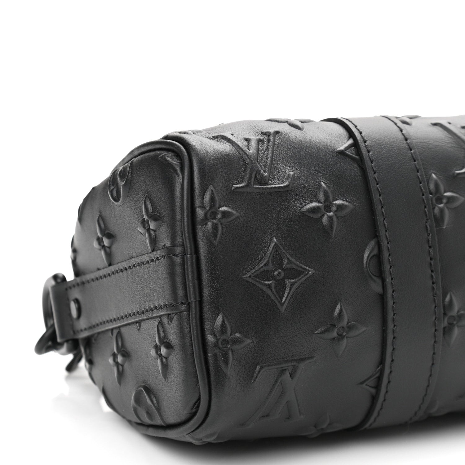 Louis Vuitton Monogram Seal Keepall XS Black 8 of 10
