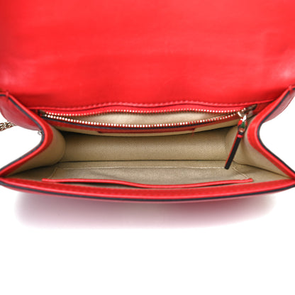 Valentino Garavani Vitello Small Glam Lock Rockstud Flap Red 5 of 15