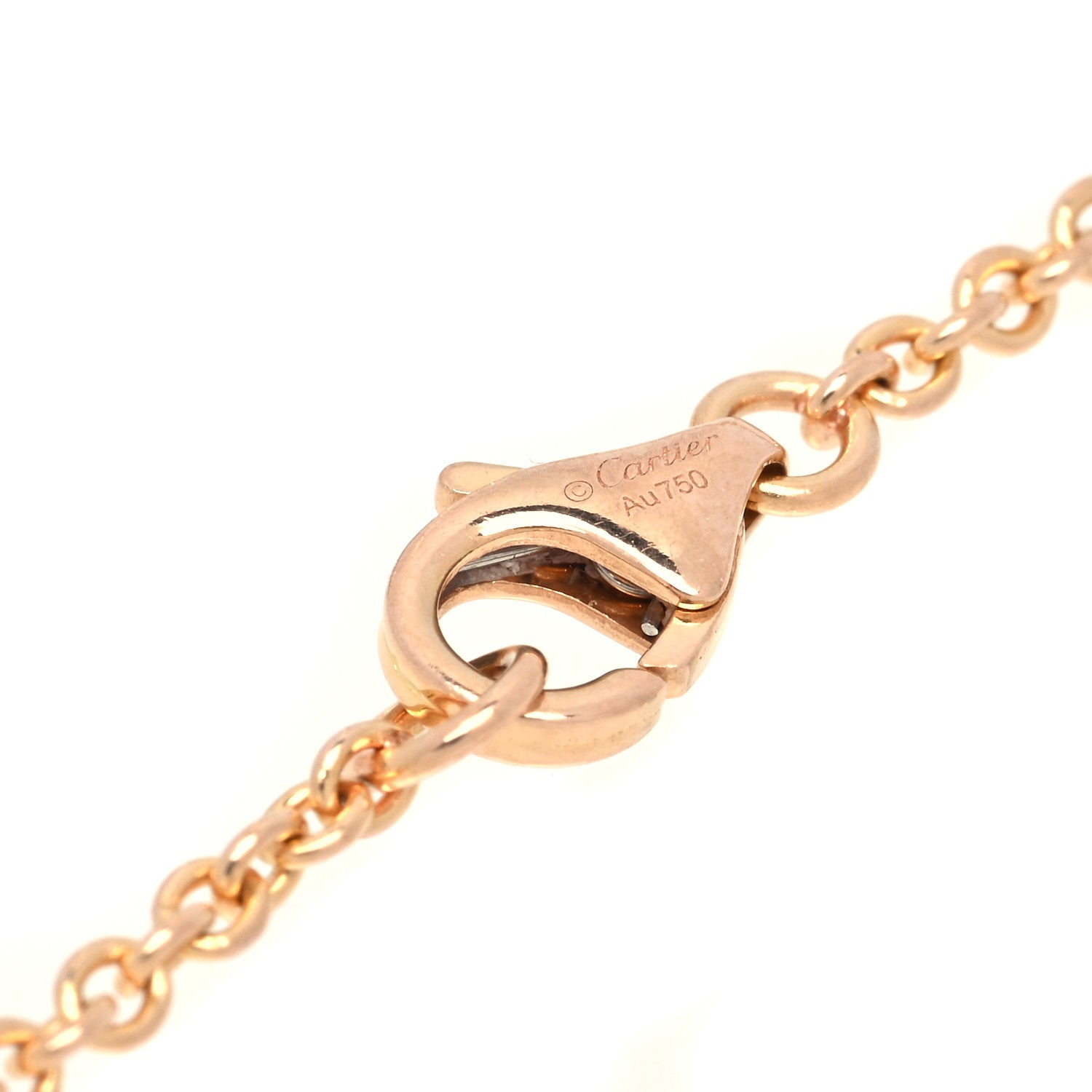 Cartier 18K Pink Gold Interlocking LOVE Bracelet 4 of 5
