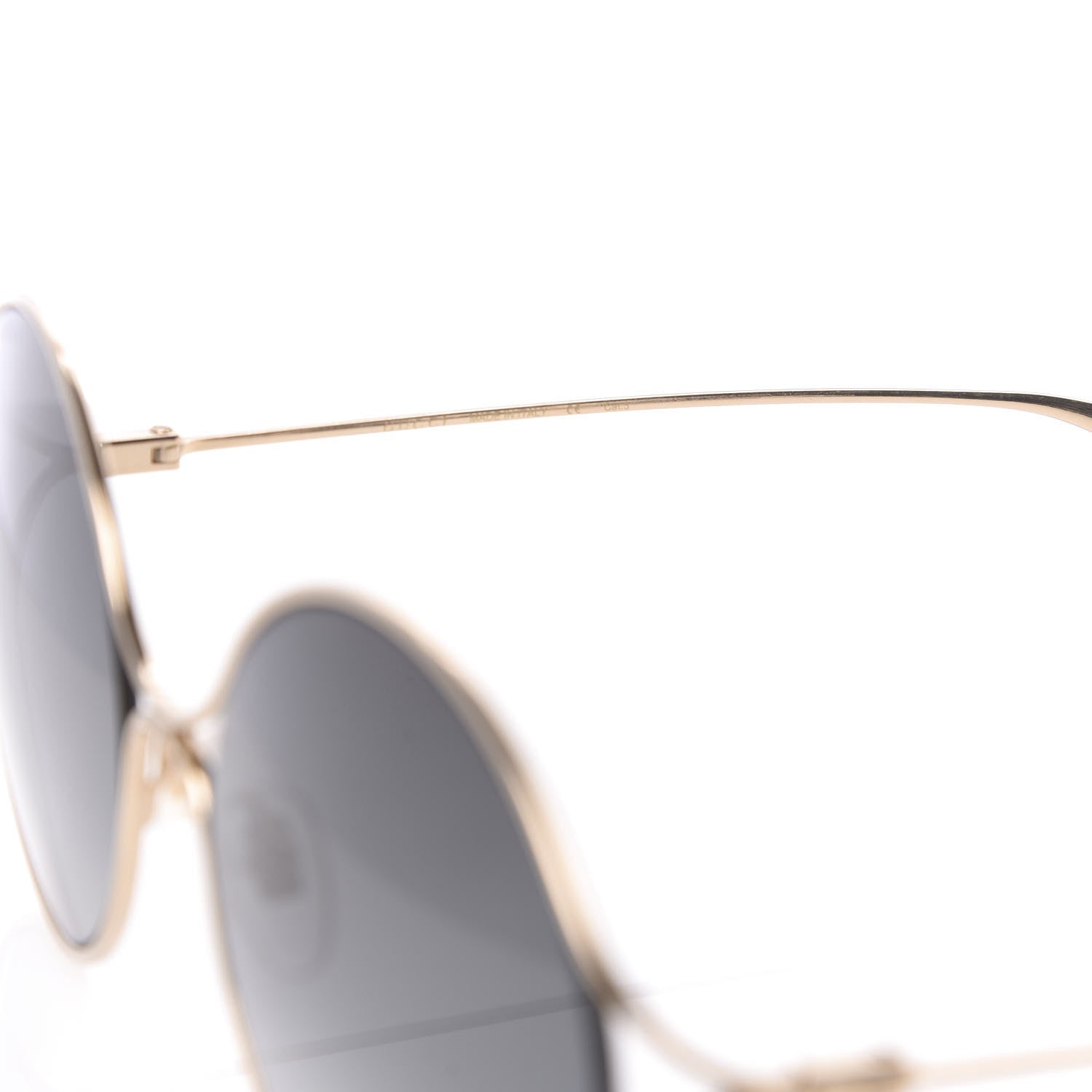 Gucci Round Pearl Tip Sunglasses GG0253S Gold 7 of 8