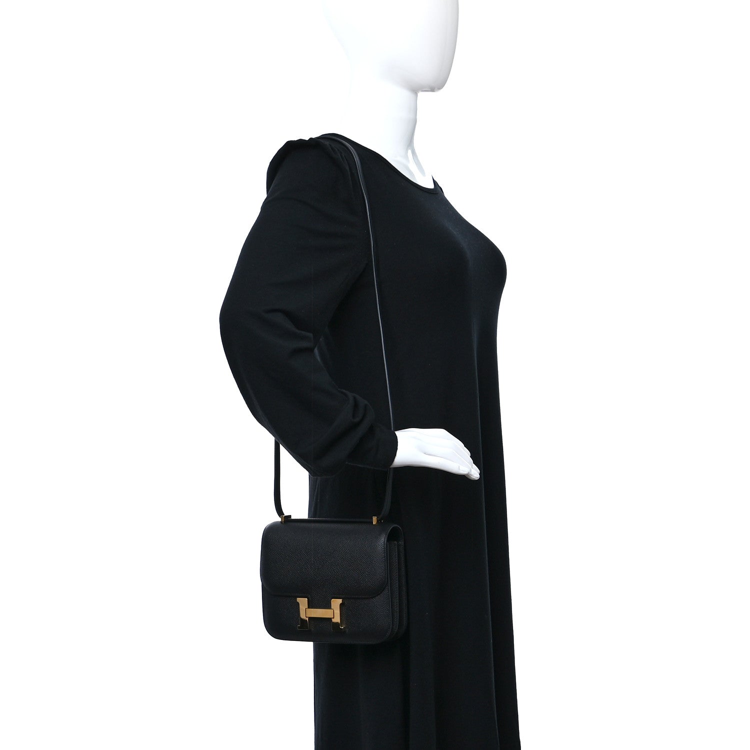 Hermes Epsom Constance 18 Black 2 of 9