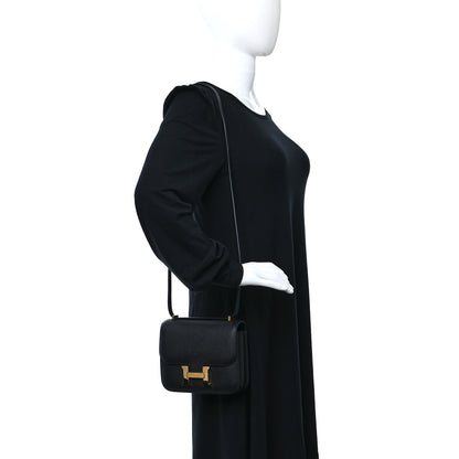 Hermes Epsom Constance 18 Black 2 of 9