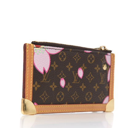 Louis Vuitton Monogram Cherry Blossom Key Pouch Brown 2 of 5
