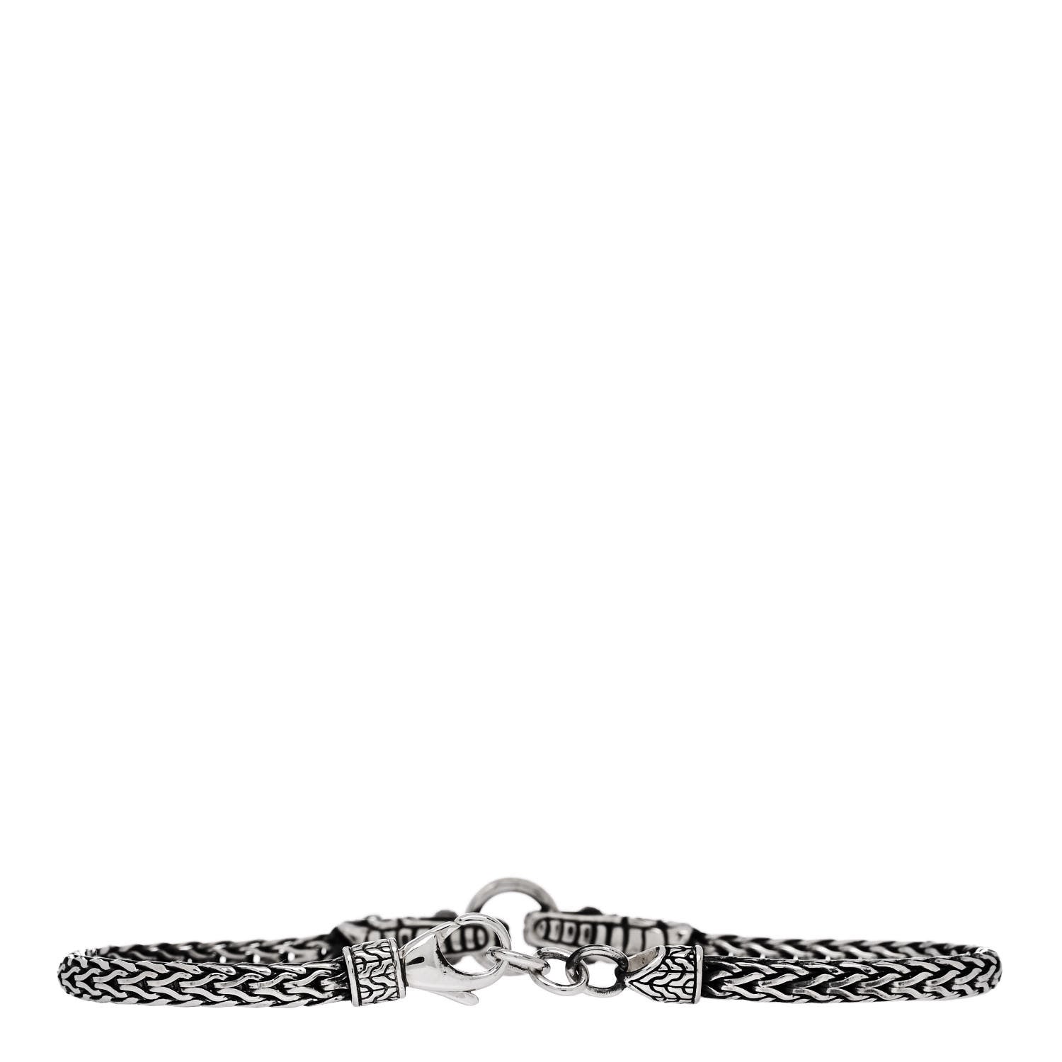 John Hardy JOHN HARDY Sterling Silver Blue Sapphire Double Dragon Head Legends Naga Bracelet 2 of 4