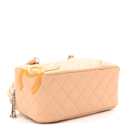 Chanel Calfskin Quilted Small Cambon Bowler Beige 4 of 11